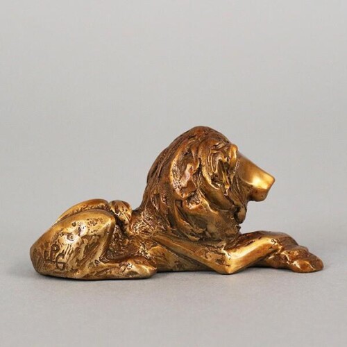 Bronze Lion Sculpture