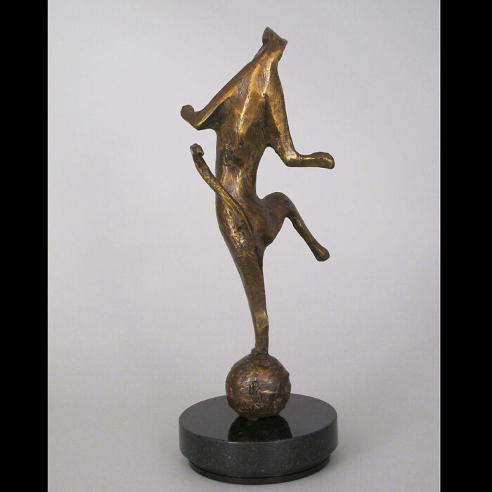 Dancing Bronze Cat