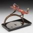 Bronze Fox Animal Statue by Laurel Peterson Gregory