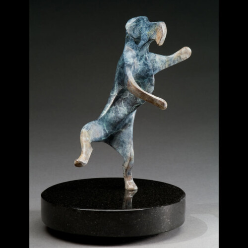 Limited Edition Bronze Scottish Terrier Dog Sculpture by Laurel Peterson Gregory