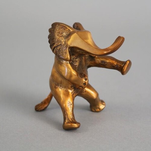 Bronze Elephant Sculpture Standing