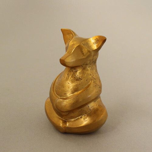 Devotion Bronze Intentional Animal Sculpture by Laurel Peterson Gregory