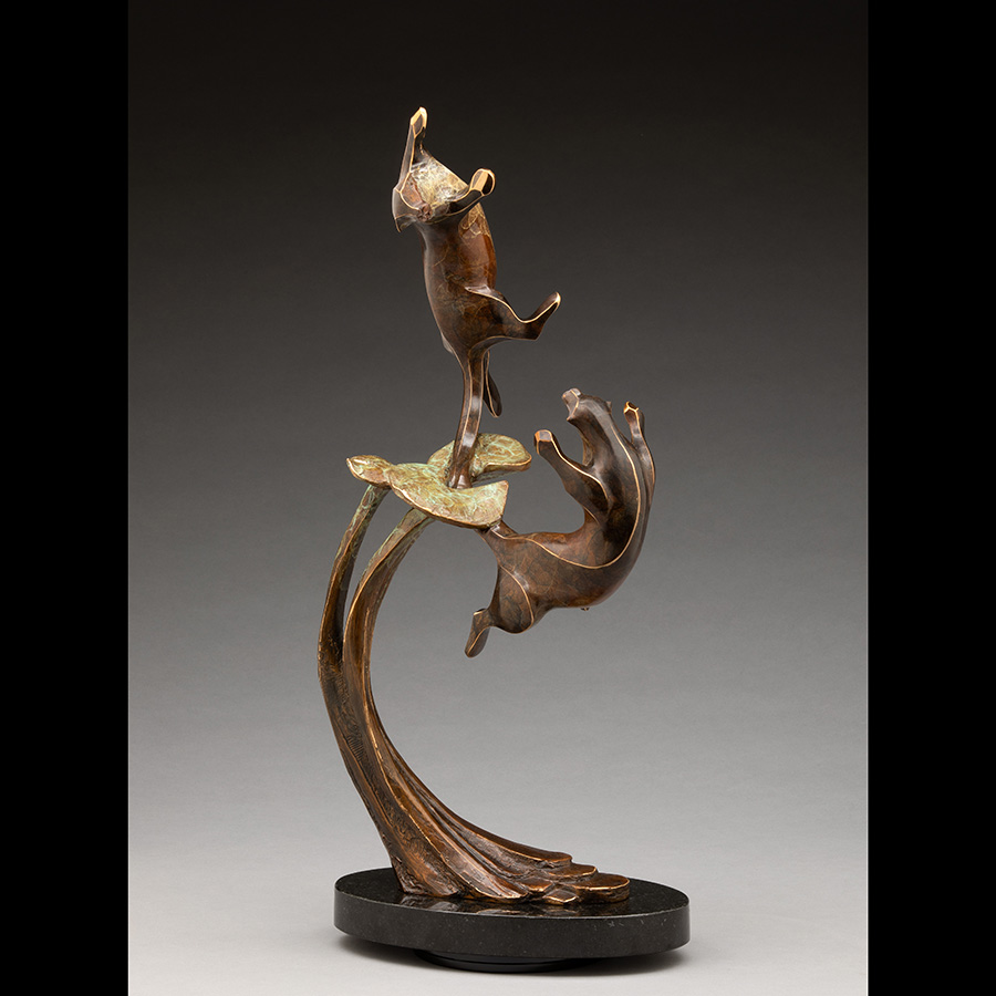 Otterly Delightful - Bronze Animal Sculptures